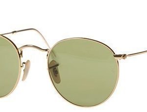 Ray-Ban RB3447-001 14 Round Metal aurinkolasit