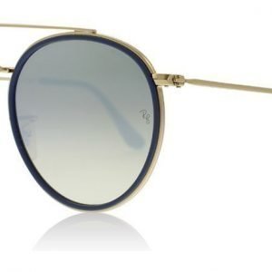 Ray-Ban RB3647N 001/9U Kulta-sininen Aurinkolasit